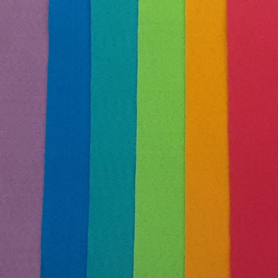9" x 12" Bright Felt Sheets by Creatology™, 18ct.